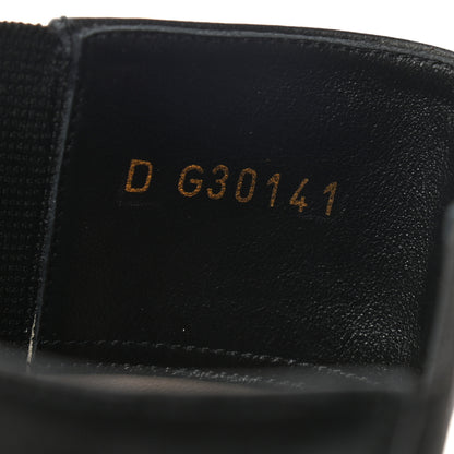 Chanel Calfskin Paris Dallas Metal Cap Toe High Boots 37.5 Black 7 of 7