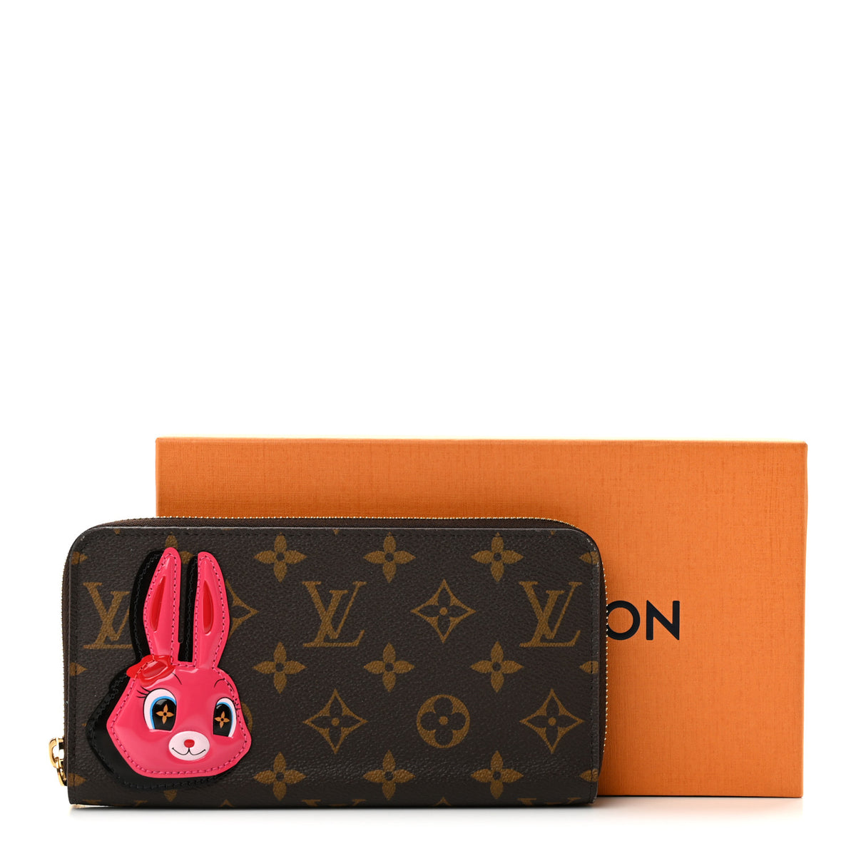 Louis Vuitton LV X SY  Monogram Rabbit Zippy Wallet Pink 8 of 8