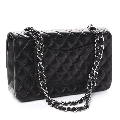 Chanel Lambskin Quilted Medium Double Flap Black 3 of 13