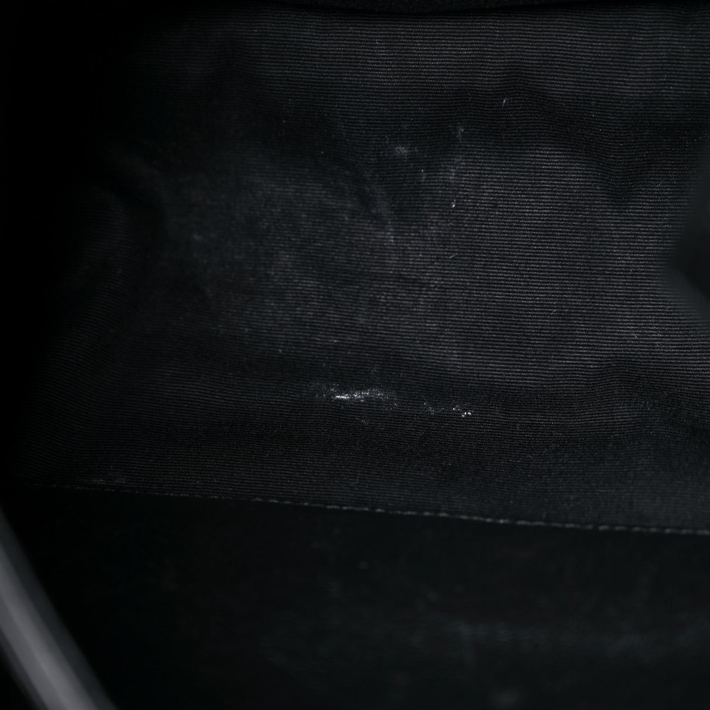 Crinkled Calfskin Matelasse Monogram Medium Niki Chain Satchel Black
