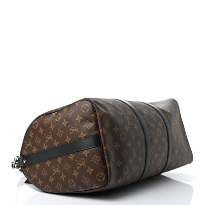 Louis Vuitton Monogram Macassar Keepall Bandouliere 45 4 of 10