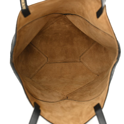 Loewe Pony Hair Medium Puzzle Fold Tote Black 5 of 9