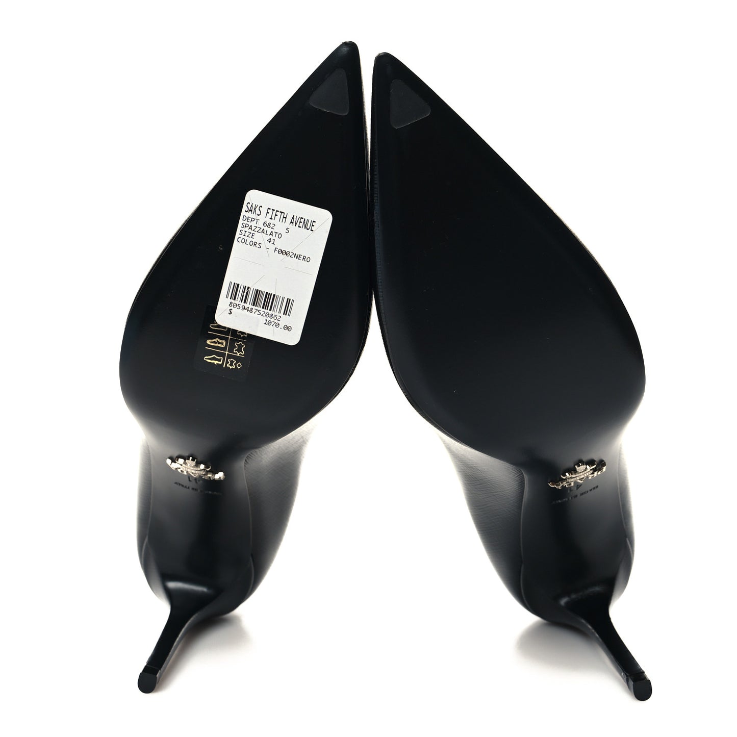 Saffiano Patent Pumps 41 Black