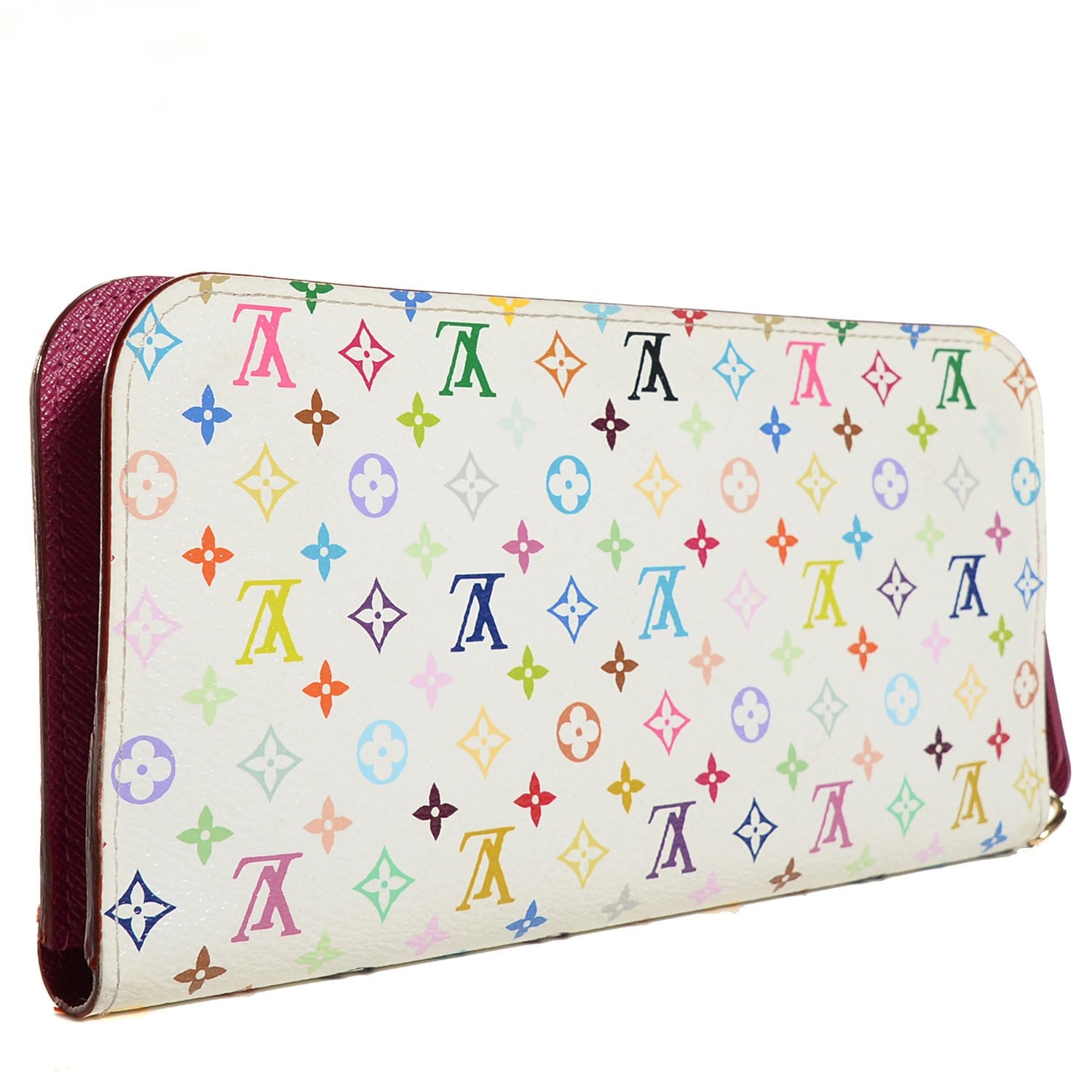 Louis Vuitton Monogram Multicolor Insolite Wallet White Eglantine 3 of 8
