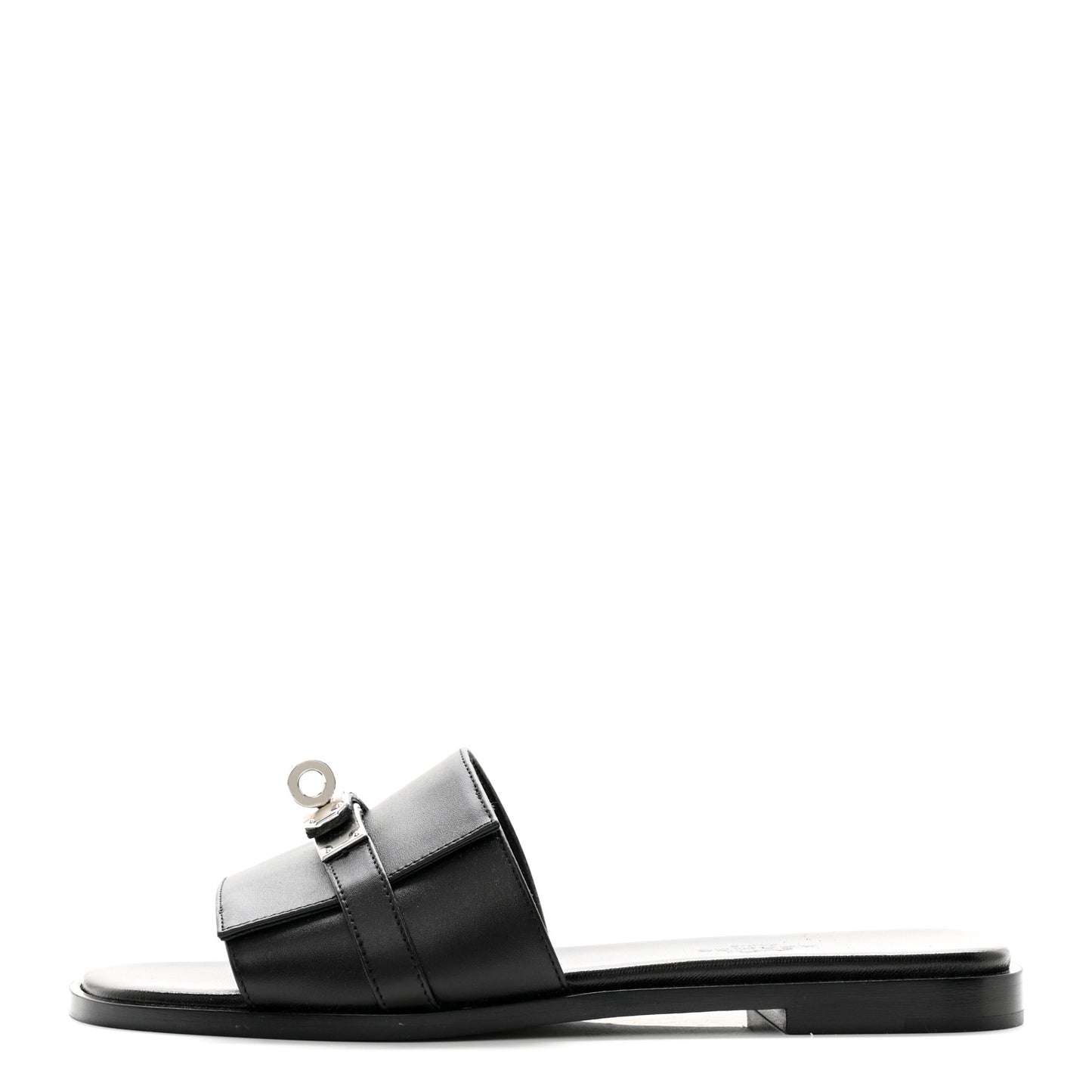 Calfskin Giulia Sandals 35.5 Black