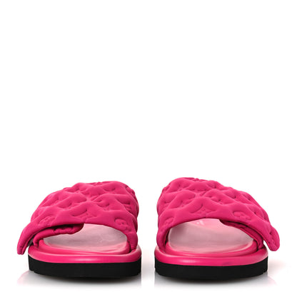 Louis Vuitton Technical Fabric Embossed Monogram Pool Pillow Comfort Mules 37 Fuchsia 3 of 12