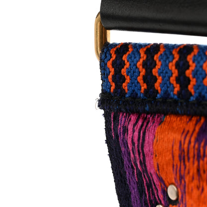 Christian Dior Canvas Embroidered Studded Mexico Shoulder Strap Multicolor 6 of 6