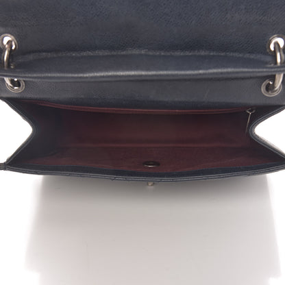 Chanel Caviar Quilted Large Retro Class Flap Dark Navy Blue 5 of 16