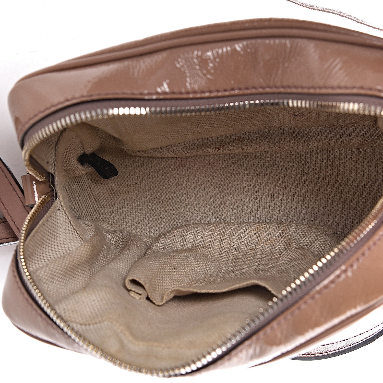 Gucci Vernice Naplack Small Soho Disco Bag Dark Cipria 5 of 14