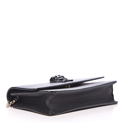 Versace Grained Calfskin Palazzo Chain Evening Bag Black 4 of 9