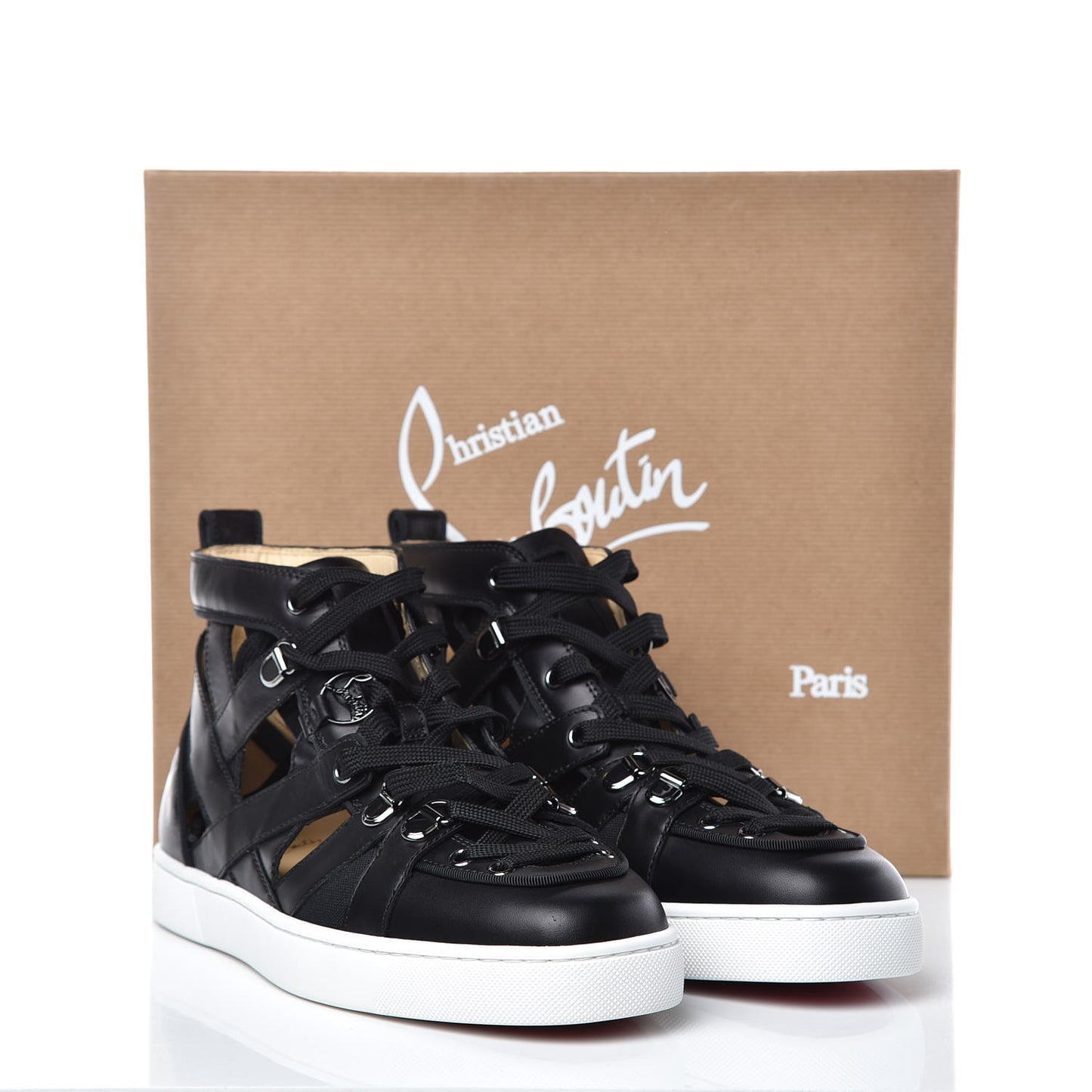 Calfskin Mens Azzedingue Sneakers 42 Black