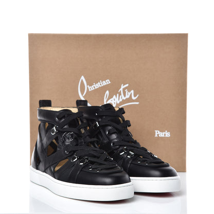 Christian Louboutin Calfskin Mens Azzedingue Sneakers 42 Black 9 of 9