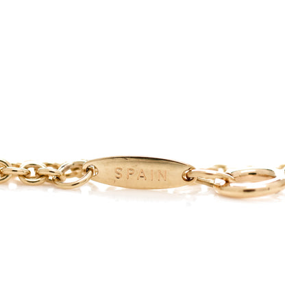 Tiffany 18K Yellow Gold Elsa Peretti Open Heart Bracelet 6 of 7