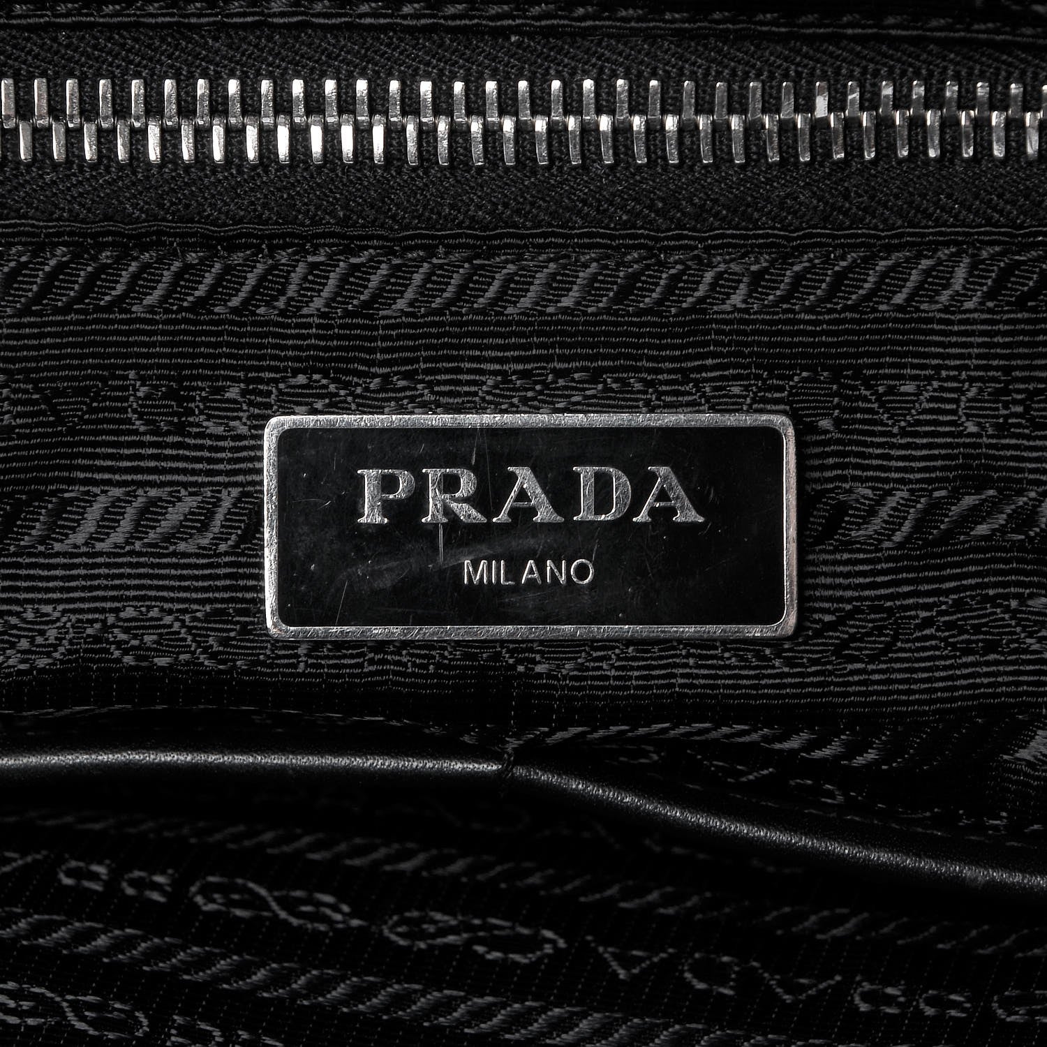 Prada Tessuto Nylon Vela Diaper Bag Black 6 of 6