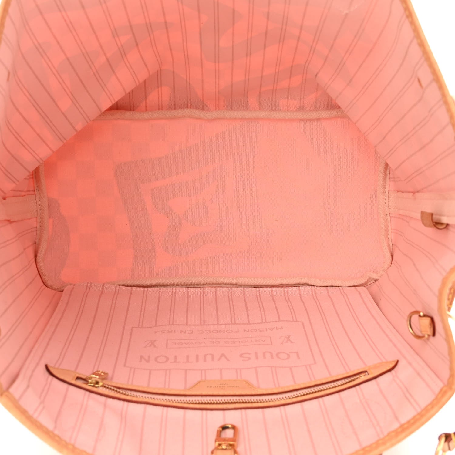 Louis Vuitton Damier Azur Tahitienne Neverfull MM 5 of 14