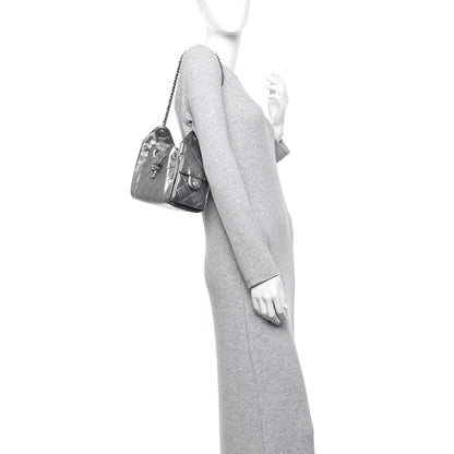 Chanel Metallic Caviar Quilted Mini Chanel 25 Handbag Anthracite 2 of 11