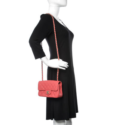 Chanel Caviar Quilted Mini Rectangular Flap Pink 2 of 10