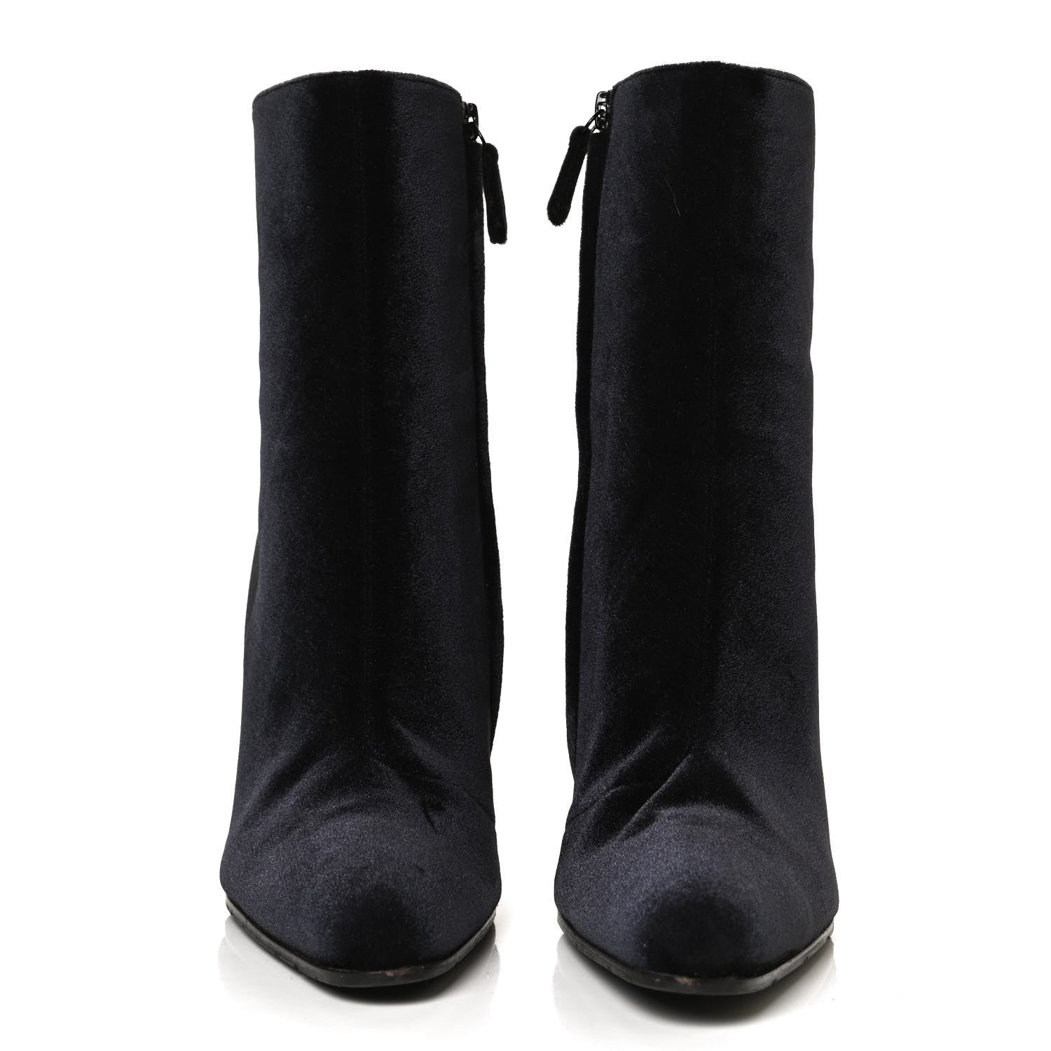 Balenciaga Smooth Velvet Ankle Boots 39 Black 2 of 12