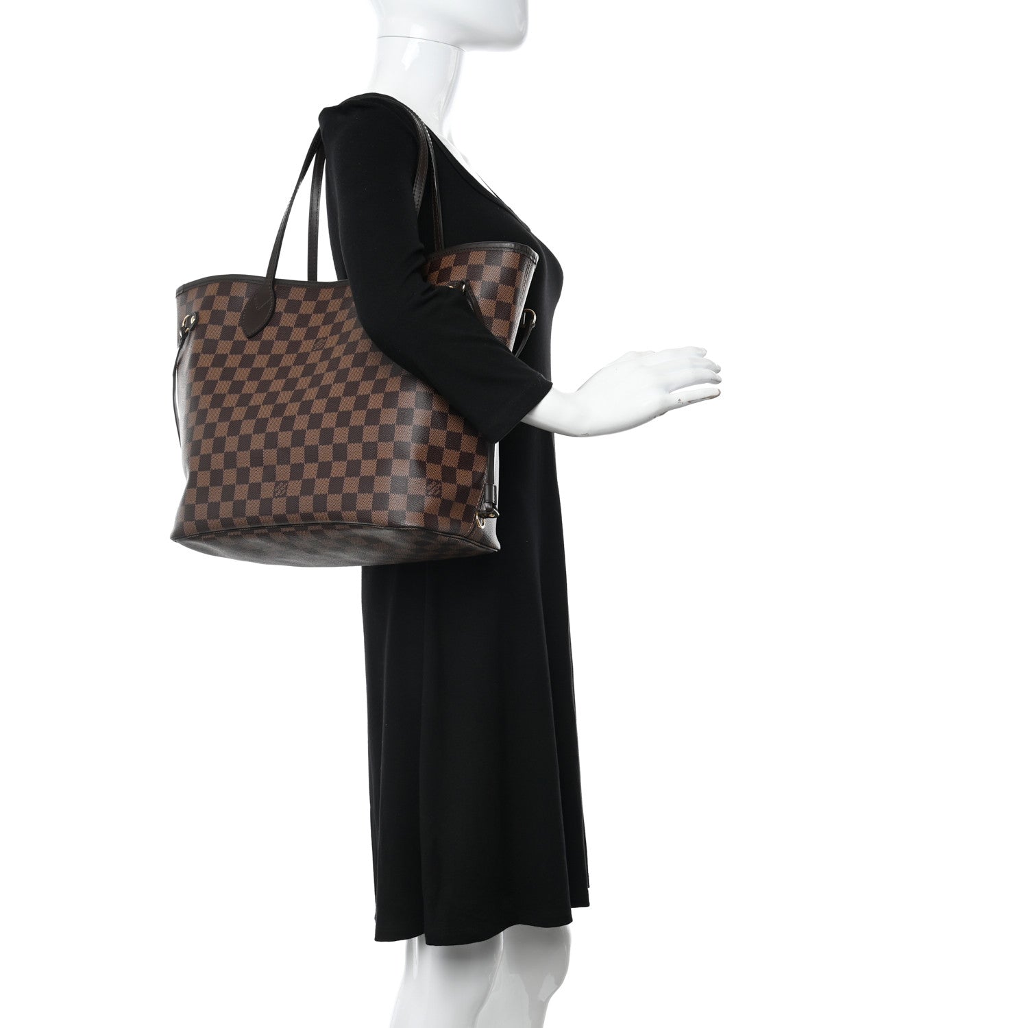 Louis Vuitton Damier Ebene Neo Neverfull MM 2 of 11