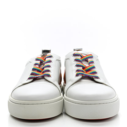Christian Louboutin Calfskin Womens Arkenspeed Sneakers 38 White Multi 2 of 8