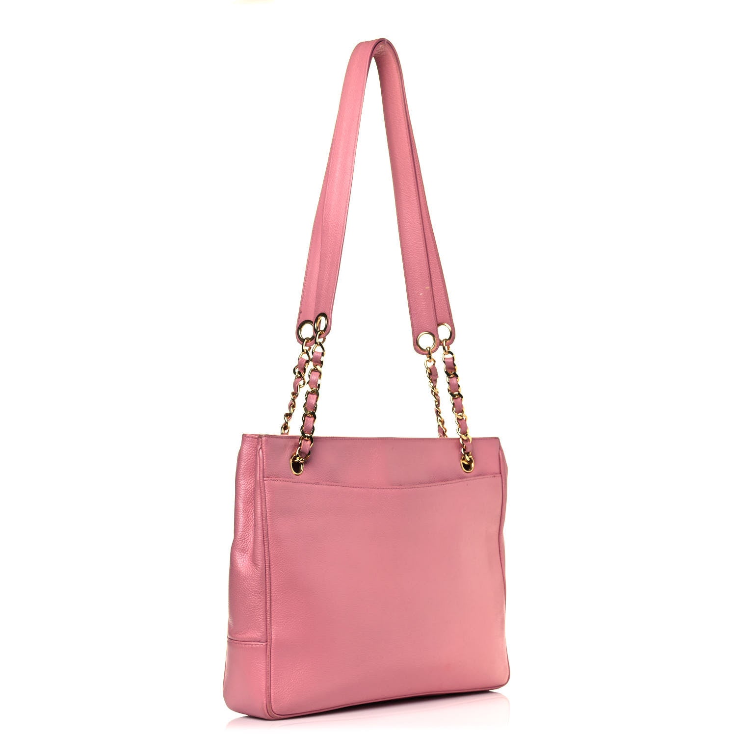 Chanel Caviar CC Shoulder Bag Pink 2 of 13