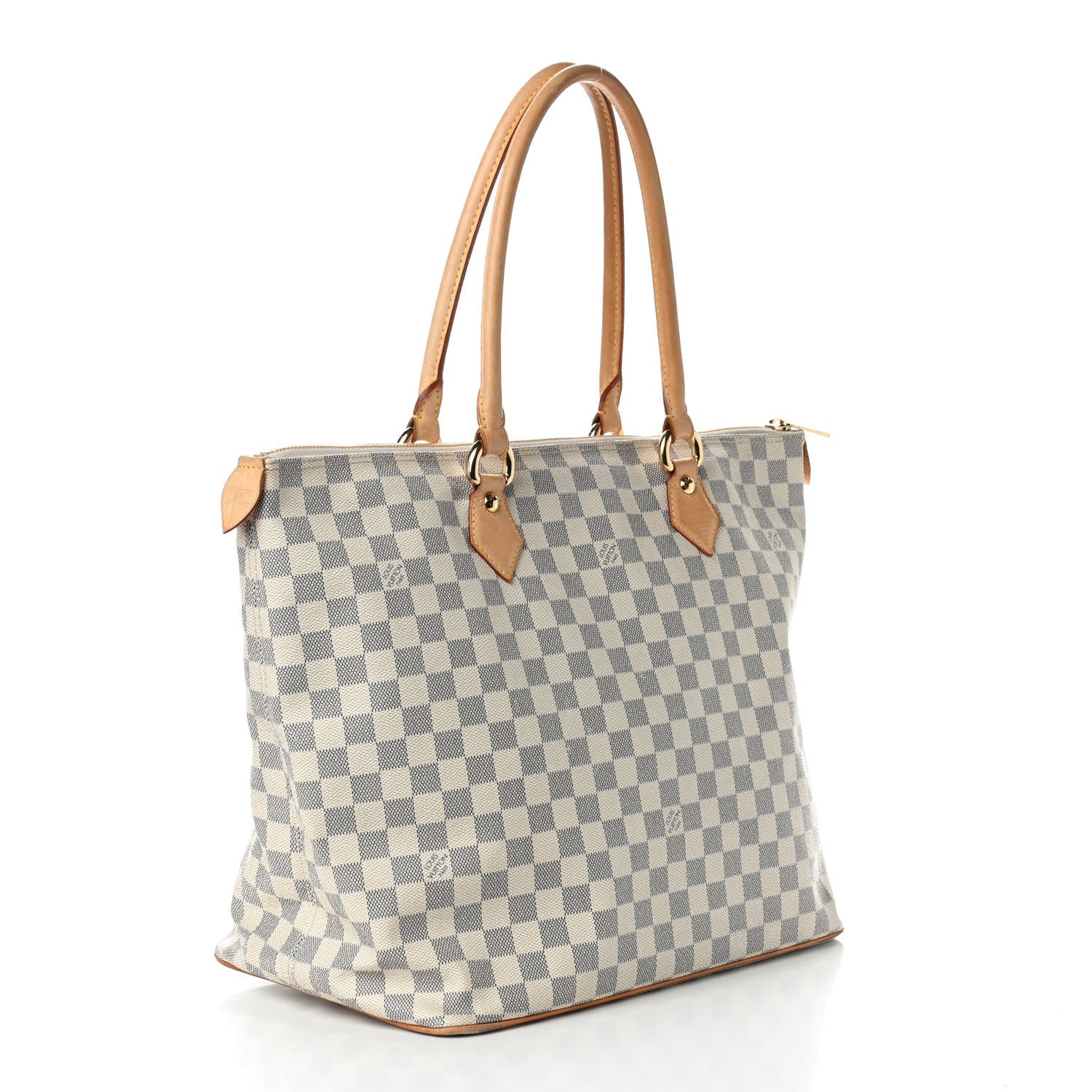 Louis Vuitton Damier Azur Saleya GM 3 of 9