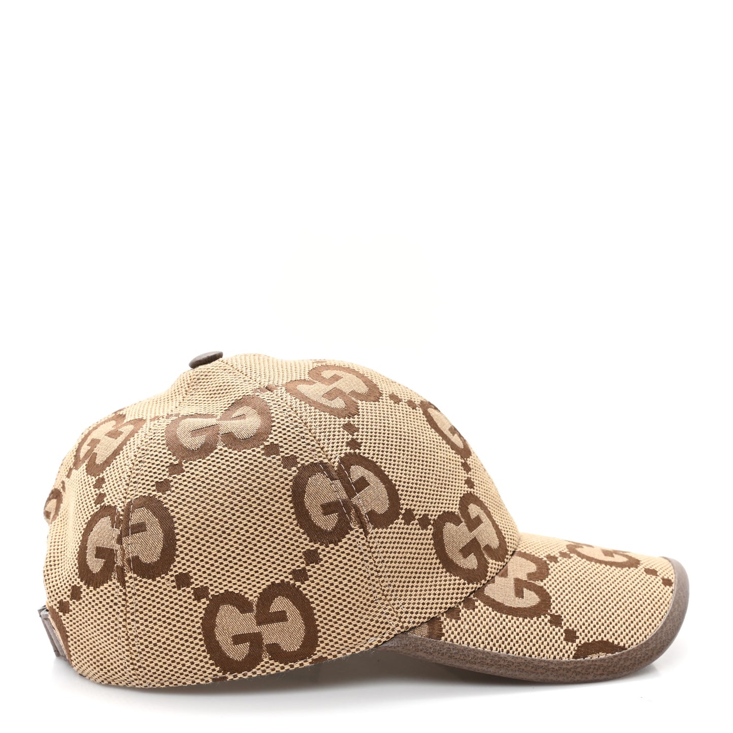 Monogram Jumbo GG Baseball Hat M 57 Camel Ebony