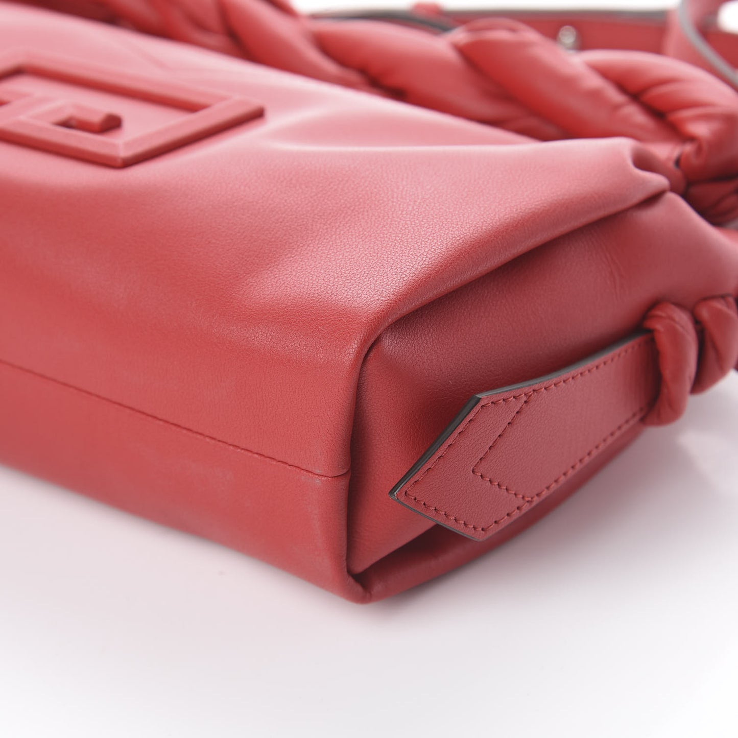 Calfskin Medium ID93 Satchel Light Red