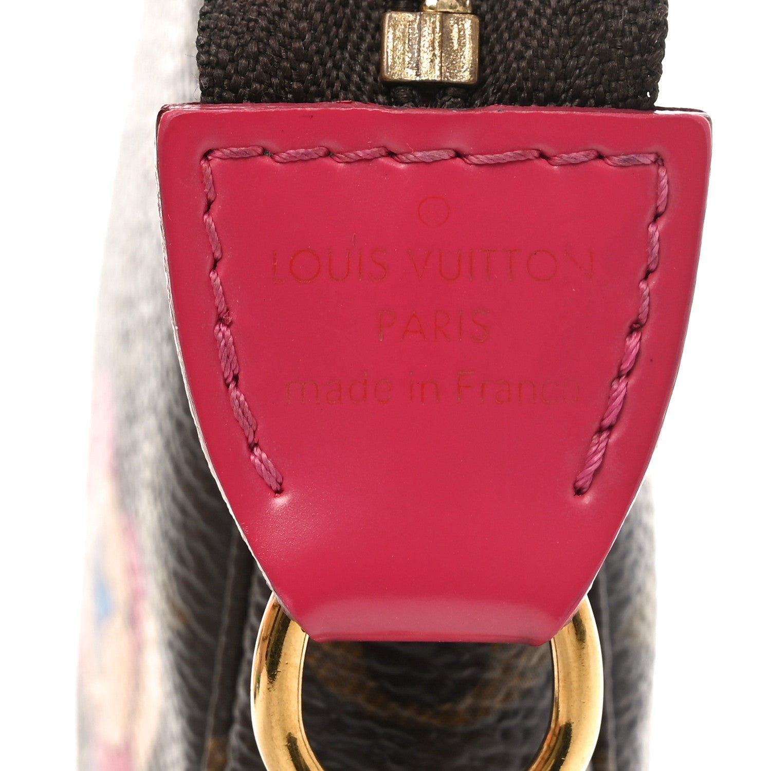 Louis Vuitton Monogram 2020 Christmas Animation Roller Coaster Mini Pochette Accessories Pivoine 6 of 11