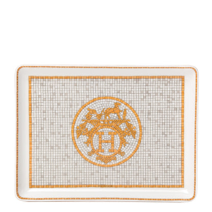 Hermes Porcelain Mosaique au 24 Sushi Plate 1 of 5