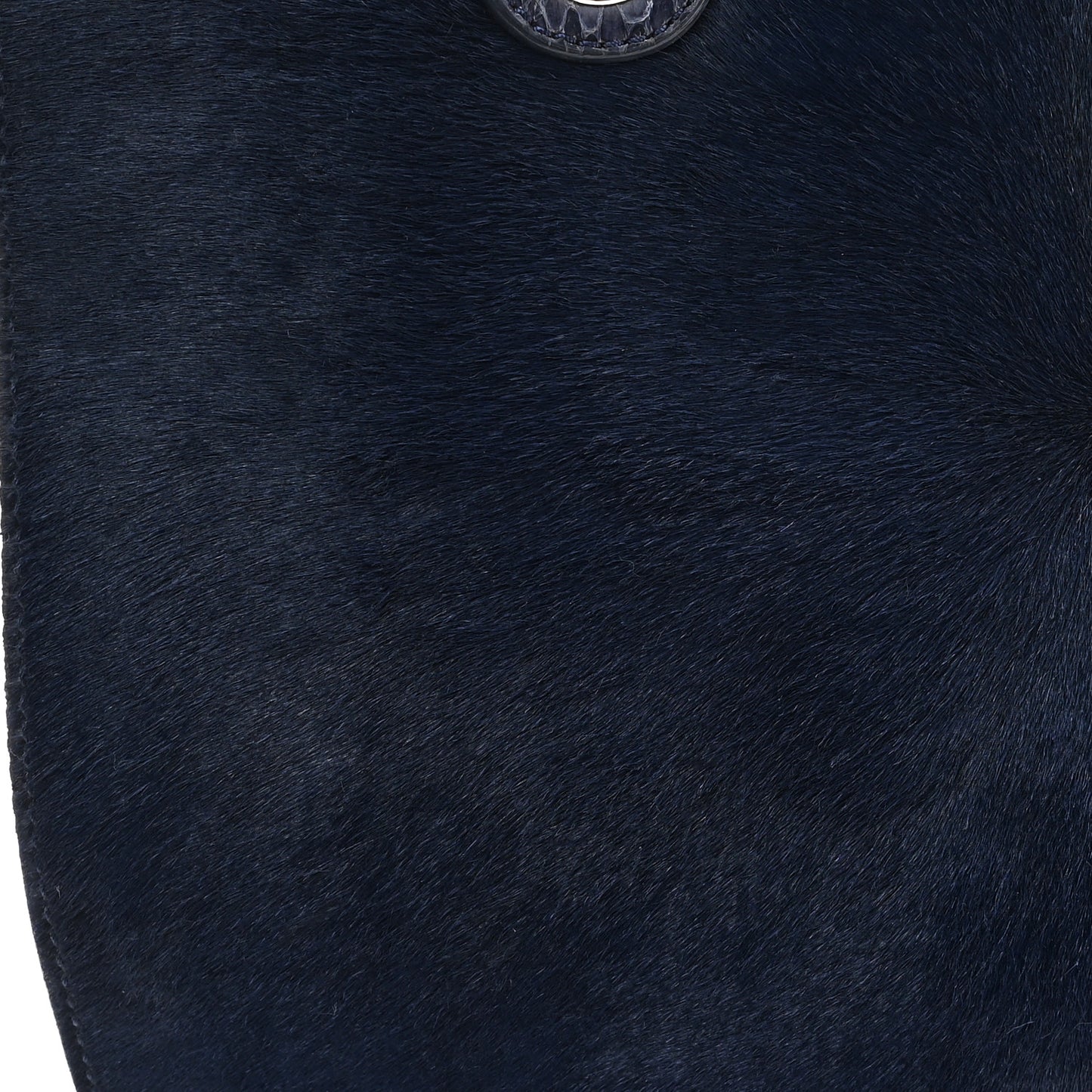 Calf Hair Snakeskin Rosabel Satchel Blue