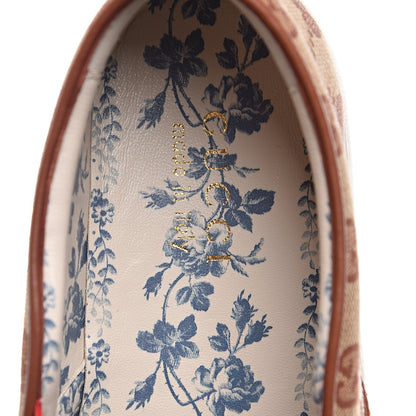 Gucci X MLB GG Monogram NY Yankees Embroidered Mens Slip On Sneakers 8 Beige Ruggine Rust 6 of 9