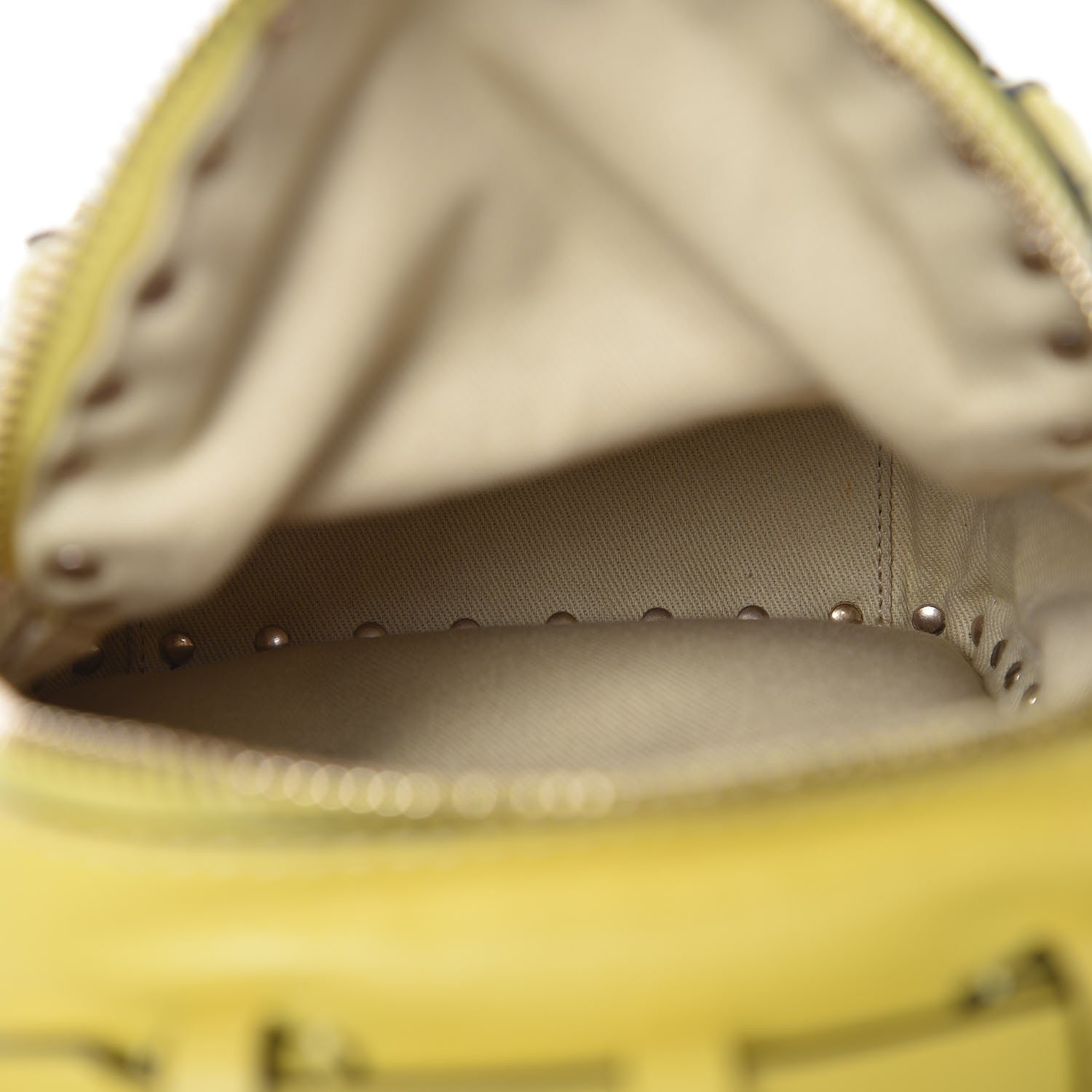 Valentino Garavani Calfskin Mini Rockstud Backpack Light Yellow 5 of 8