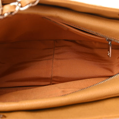 Chanel Caviar Quilted Petit Timeless Shopping Tote PTT Ochre 4 of 8