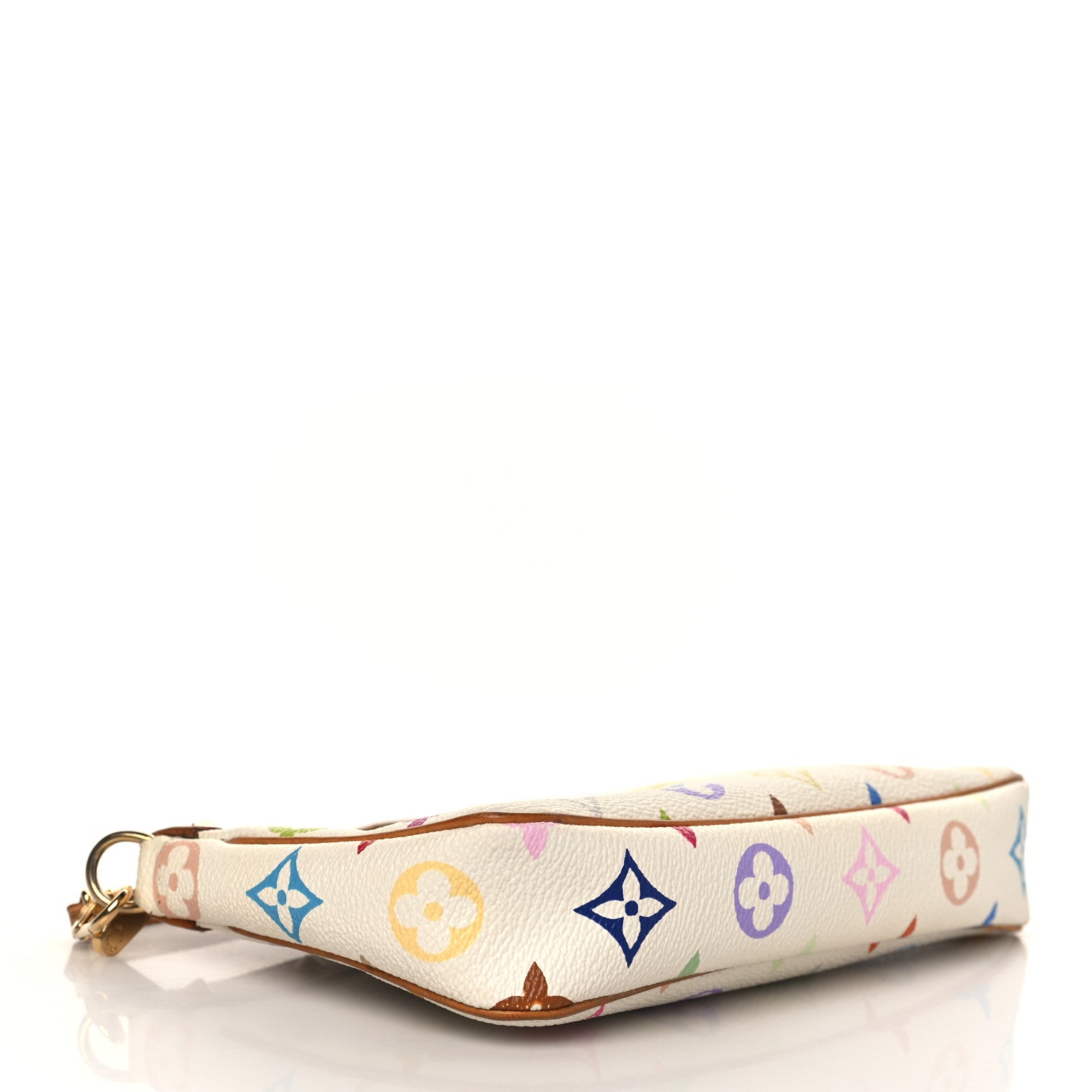 Louis Vuitton Monogram Multicolor Pochette Accessories White 4 of 8