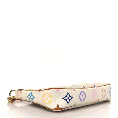 Louis Vuitton Monogram Multicolor Pochette Accessories White 4 of 8