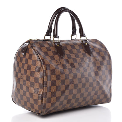 Louis Vuitton Damier Ebene Speedy 30 3 of 11
