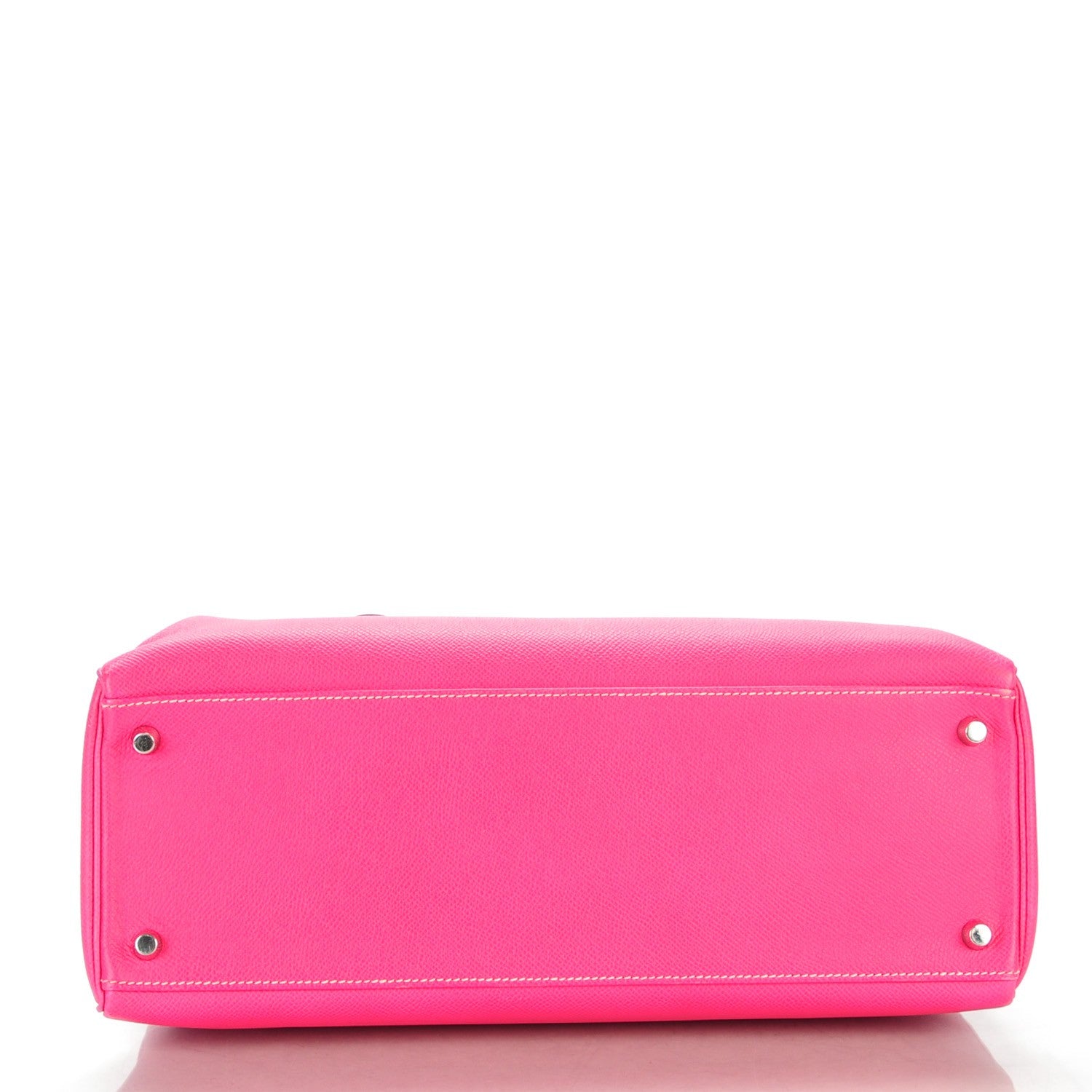 Hermes Epsom Candy Kelly Retourne 35 Rose Tyrien Rubis 7 of 23