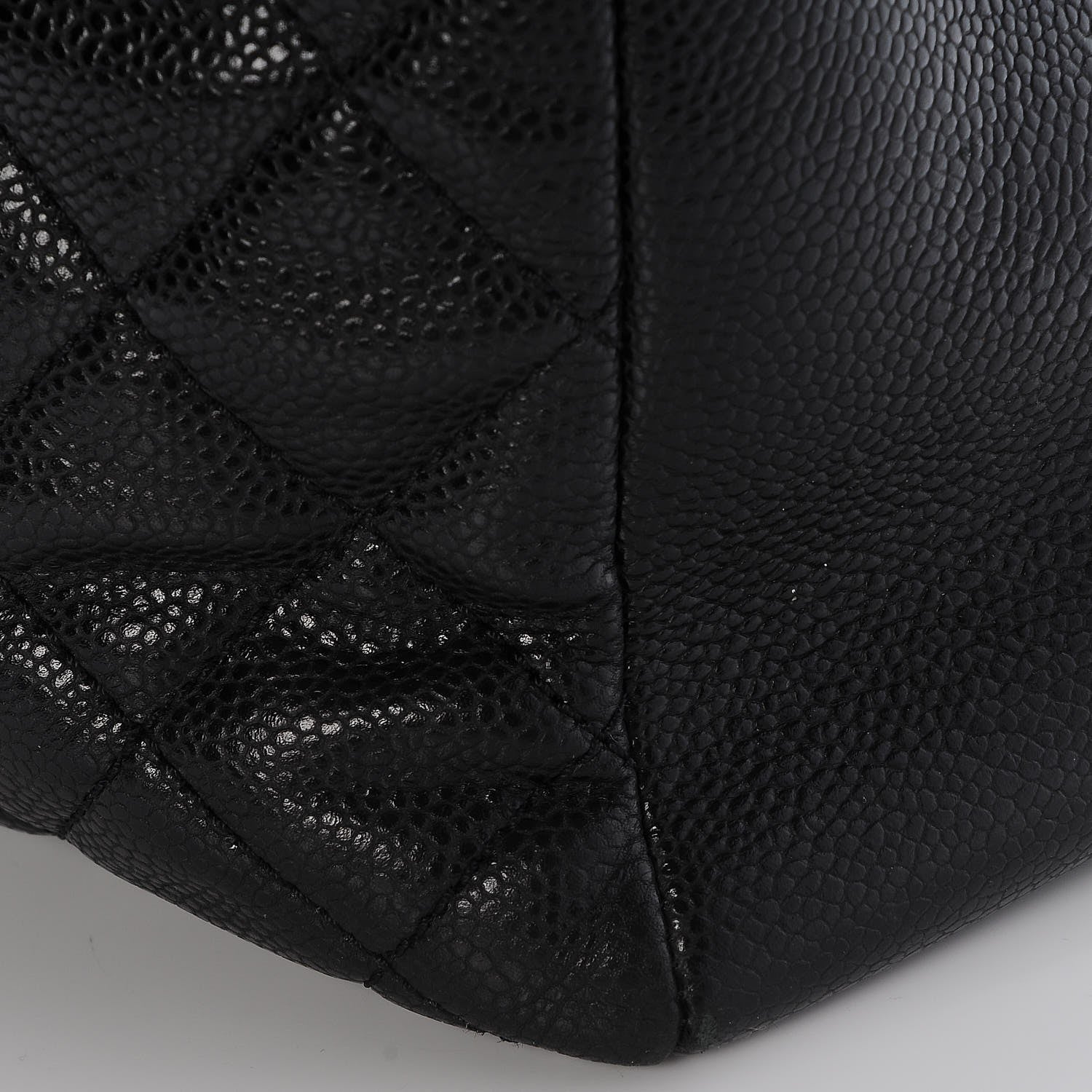 Chanel Caviar Quilted XL Grand Shopping Tote GST Black 9 of 12