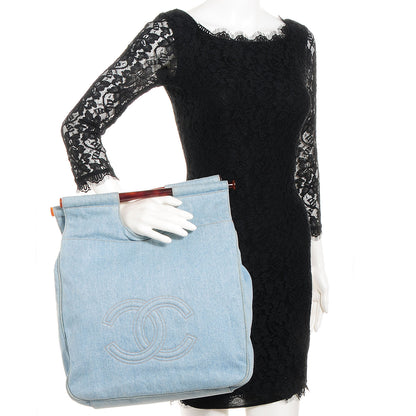 Chanel Denim Tortoise CC Bag 2 of 7