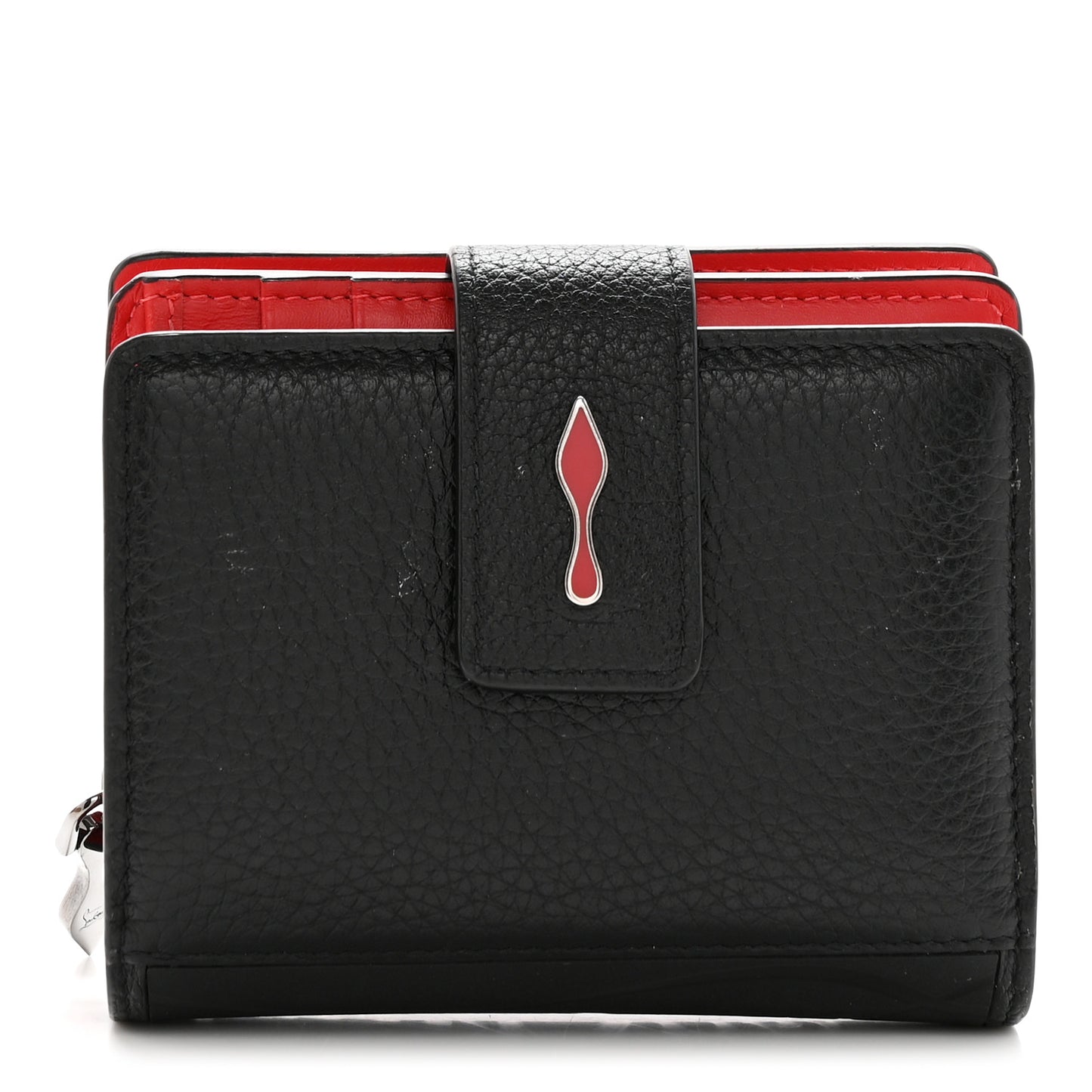 Calfskin Mini Paloma Wallet Black