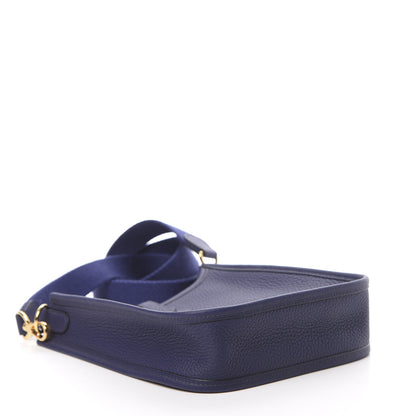 Hermes Taurillon Clemence Evelyne TPM Bleu Encre 4 of 11