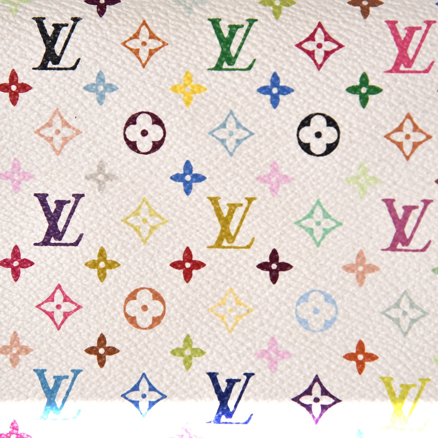 Louis Vuitton Monogram Multicolor Insolite Wallet White Citron 8 of 9