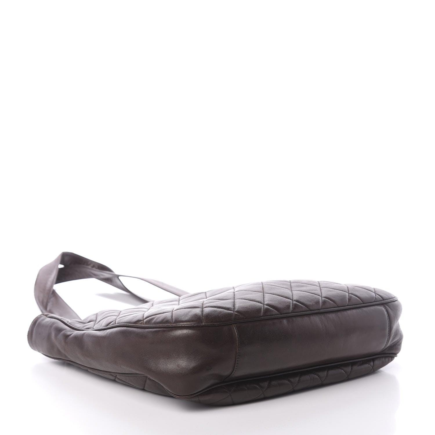 Chanel Lambskin Quilted Tote Brown 4 of 10