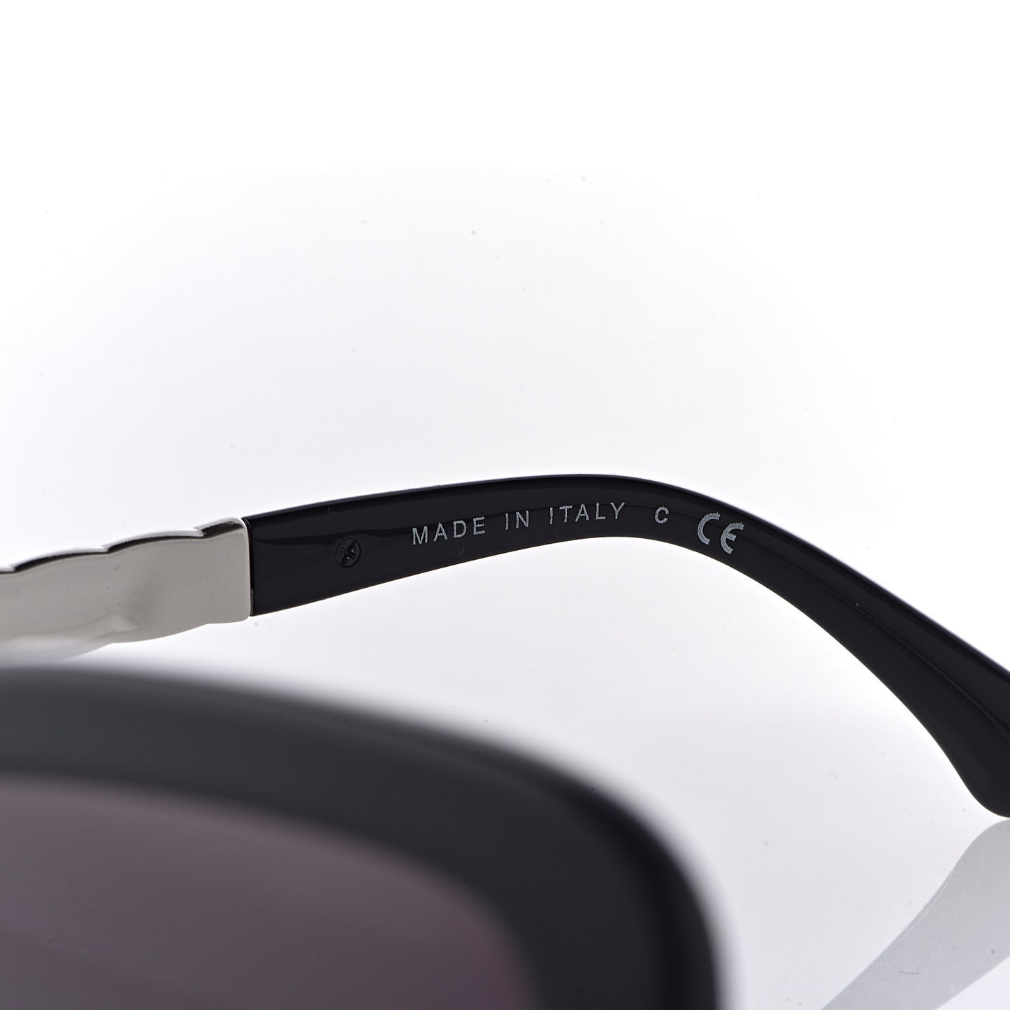 Acetate Spring Butterfly Sunglasses 5370 Black Silver