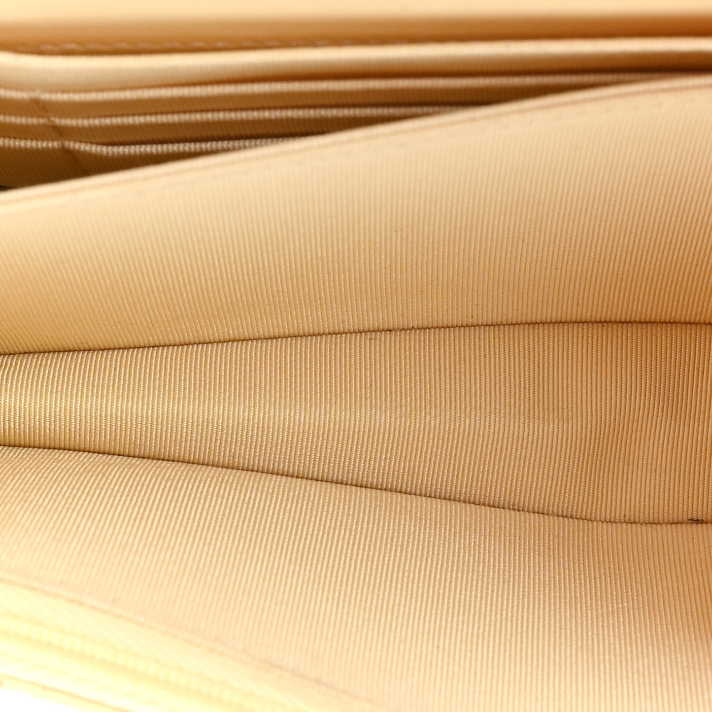 Lambskin Quilted Mini Wallet On Chain WOC Yellow