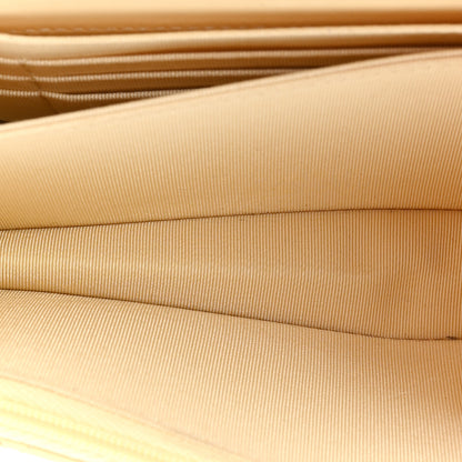 Chanel Lambskin Quilted Mini Wallet On Chain WOC Yellow 6 of 20