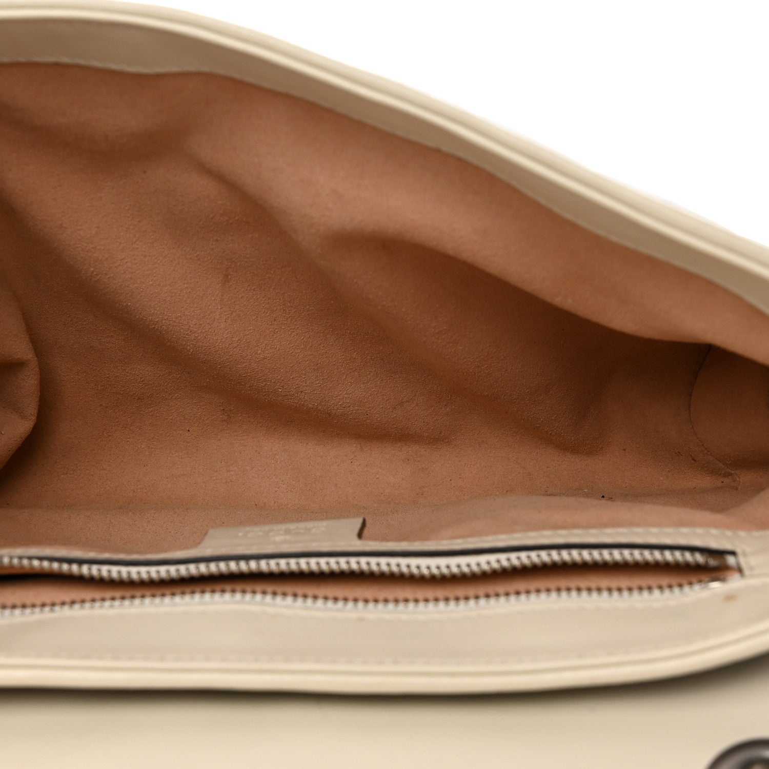 Gucci Vintage Effect Calfskin Matelasse Diagonal Small Torchon GG Marmont Shoulder Bag Blue Agata Mystic White 5 of 11