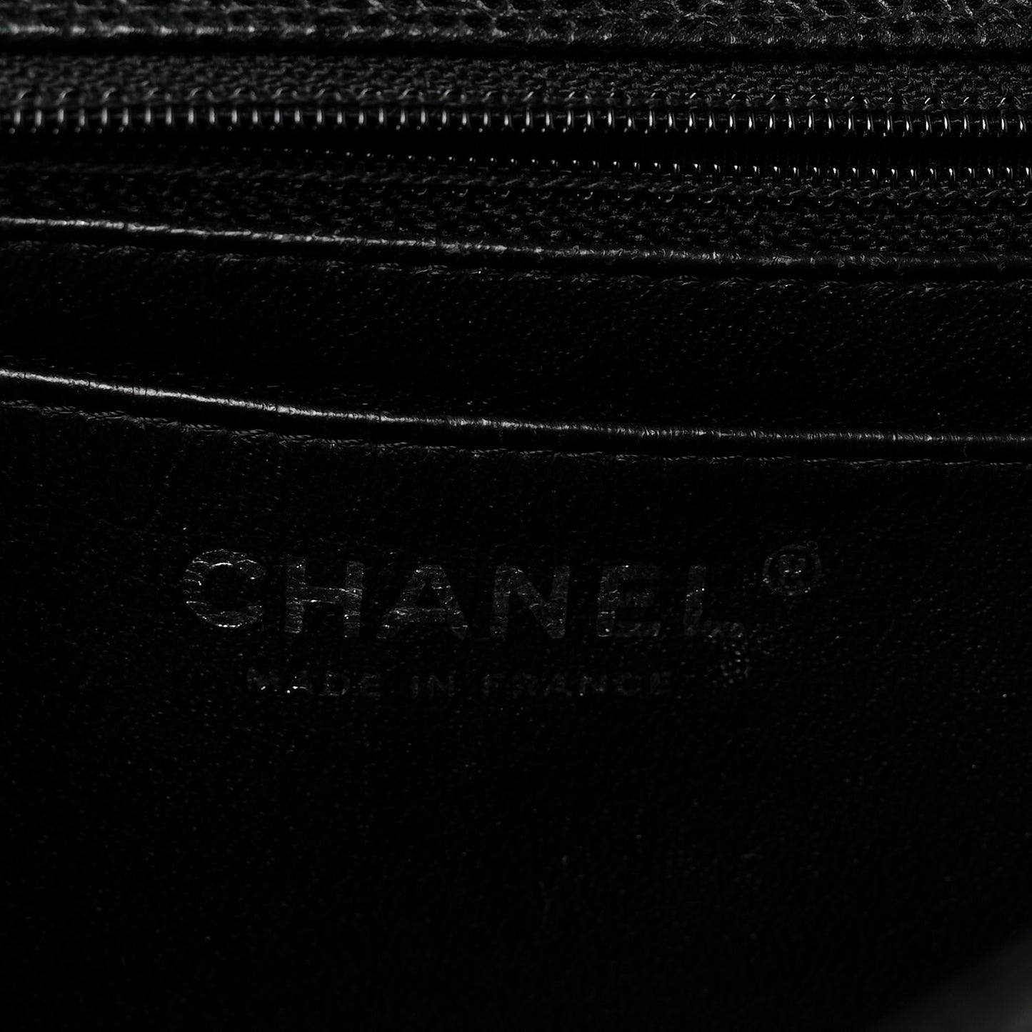 Caviar Quilted Mini Square Flap Black