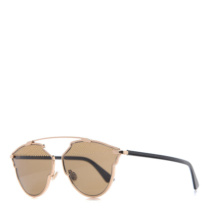 Christian Dior Studded So Real Sunglasses Gold 1 of 9